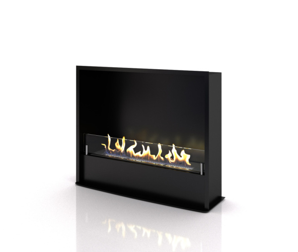 Биокамин в портале Firezo Luxemburg (каменный) Сланец Cлоновая кость с патиной