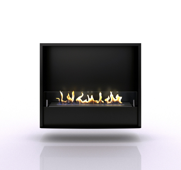 Биокамин в портале Firezo Luxemburg (каменный) Сланец Cлоновая кость с патиной